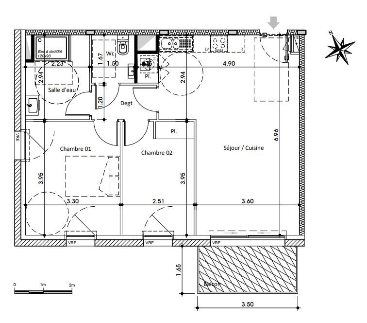 Vente Appartement à les Sables-d'Olonne 3 pièces