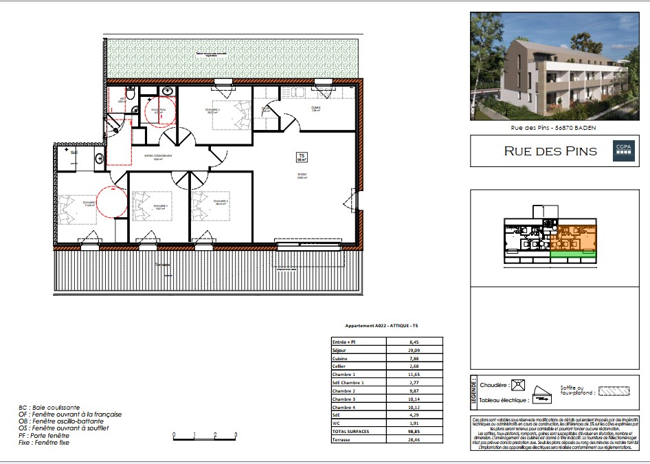 Vente Appartement à Baden 5 pièces