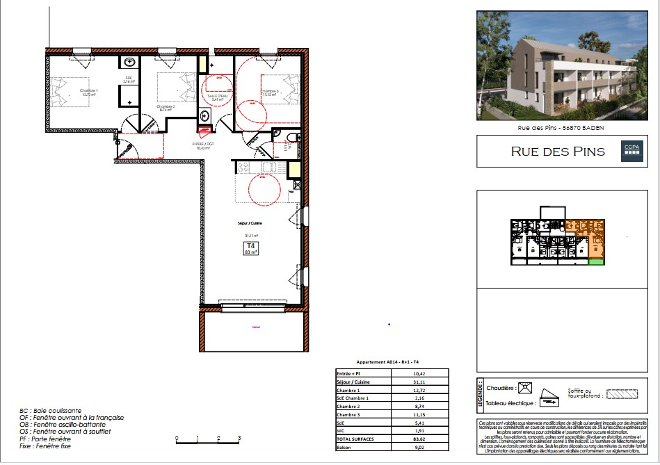 Vente Appartement à Baden 5 pièces