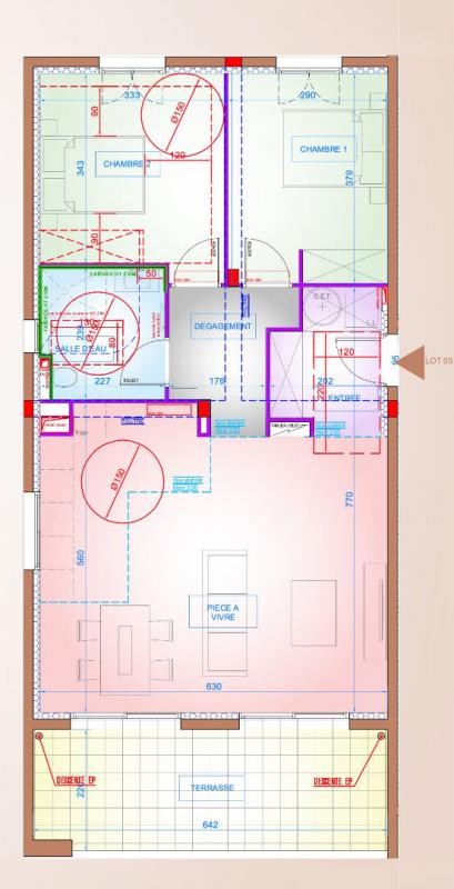 Vente Appartement à Borgo 3 pièces