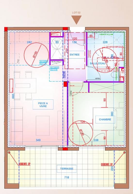 Vente Appartement à Borgo 2 pièces