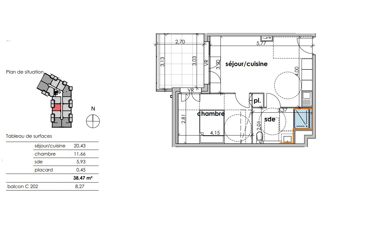 Vente Appartement à Sauvian 2 pièces