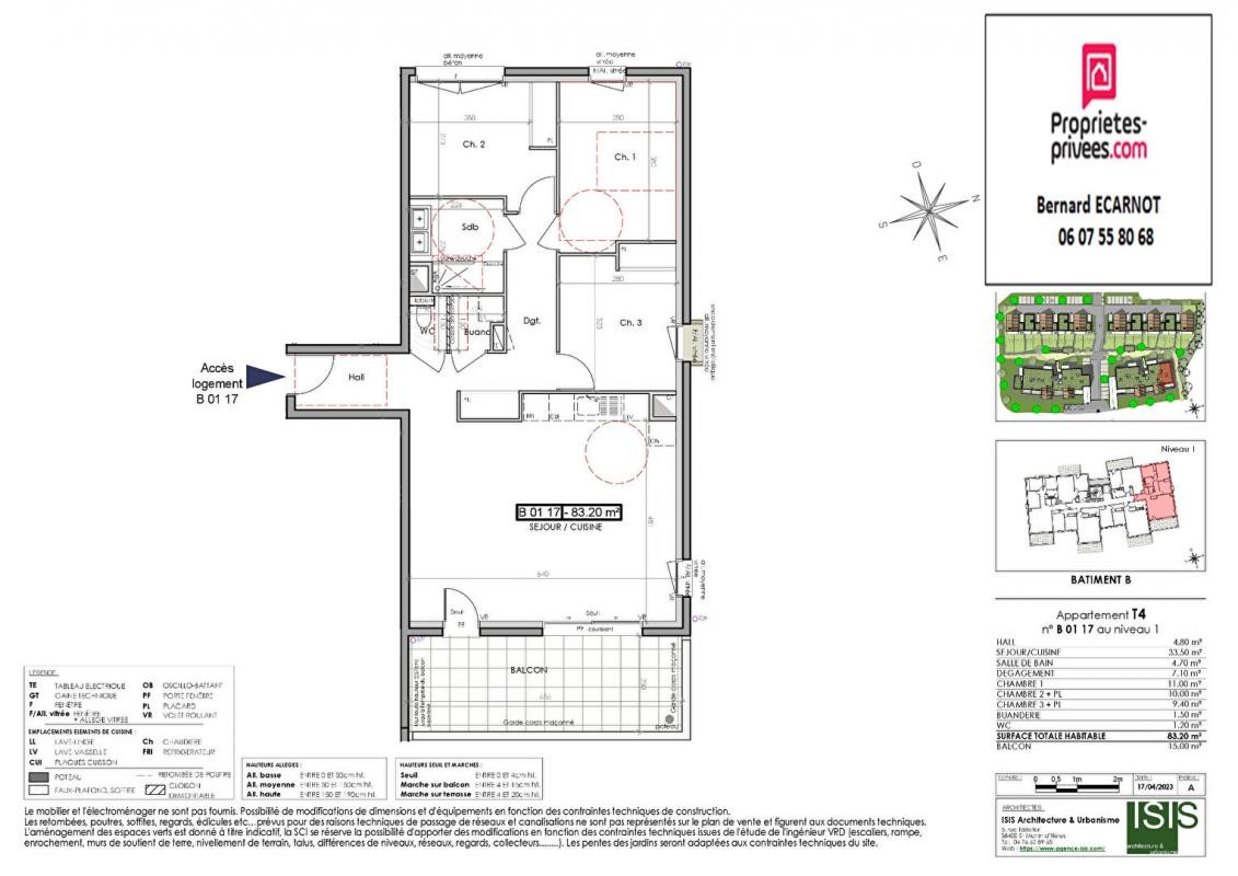 Vente Appartement à Claix 4 pièces