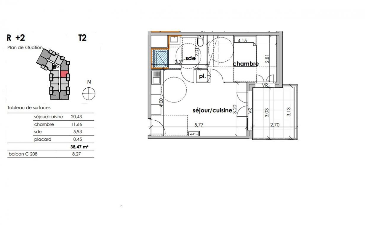 Vente Appartement à Sauvian 2 pièces