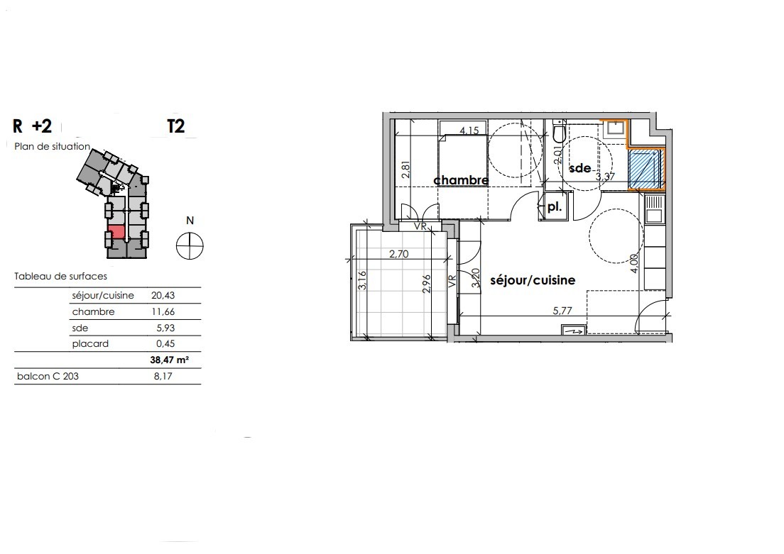 Vente Appartement à Sauvian 2 pièces