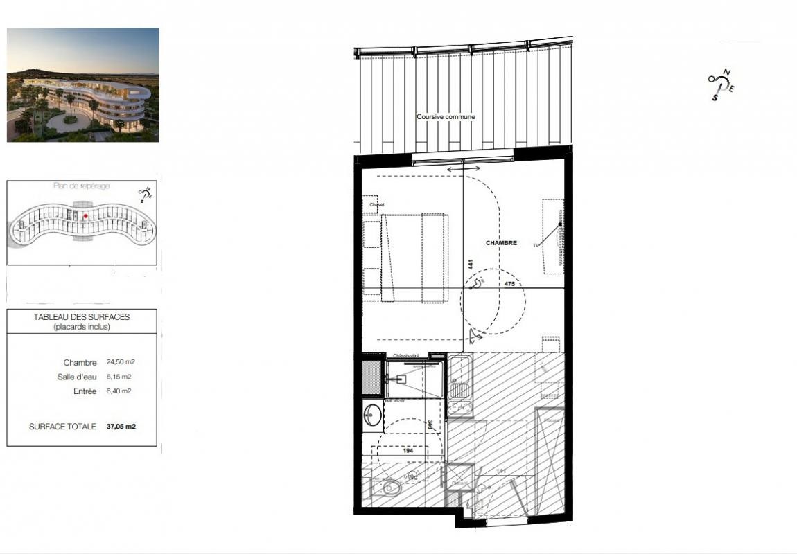 Vente Appartement à Agde 1 pièce