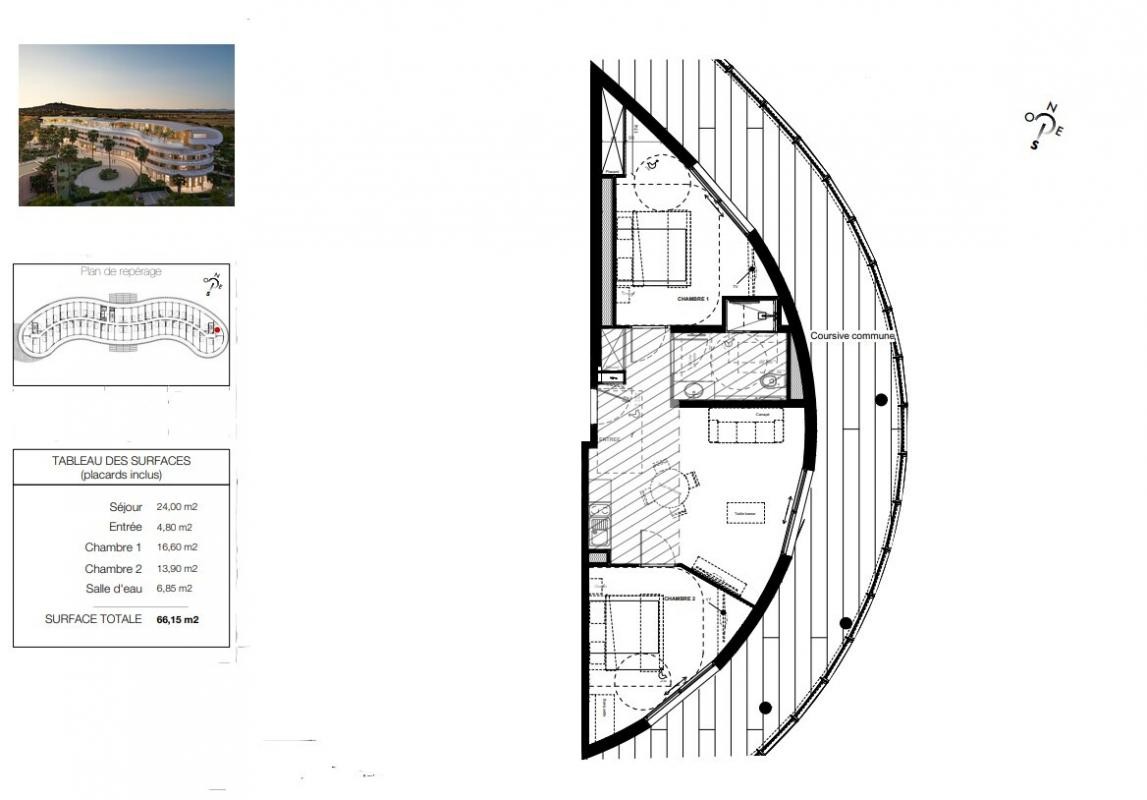 Vente Appartement à Agde 3 pièces