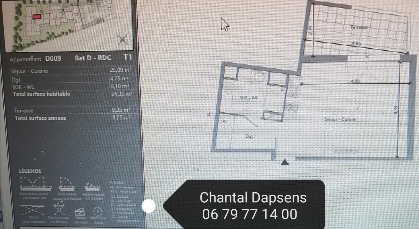 Vente Appartement à Mèze 1 pièce