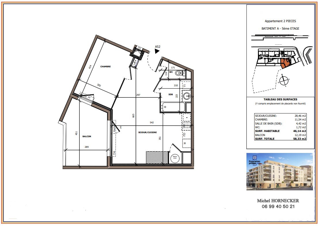 Vente Appartement à Béziers 2 pièces