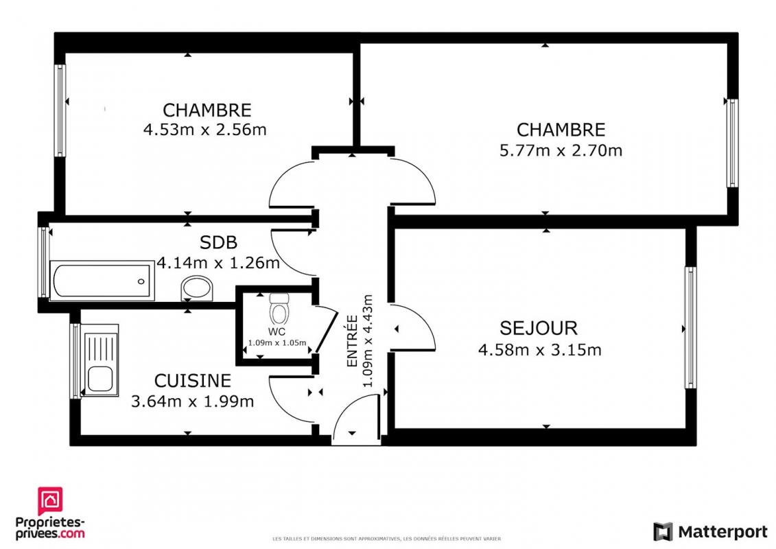 Location Appartement à Saint-Maur-des-Fossés 3 pièces