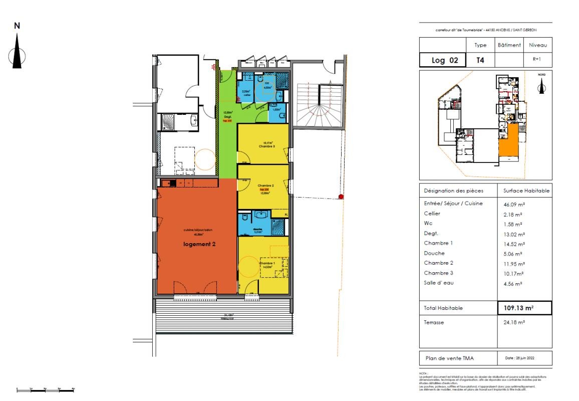 Vente Appartement à Ancenis 4 pièces