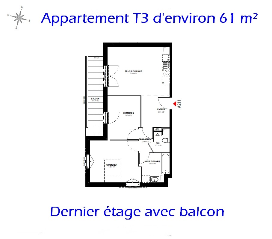 Vente Appartement à Auray 3 pièces