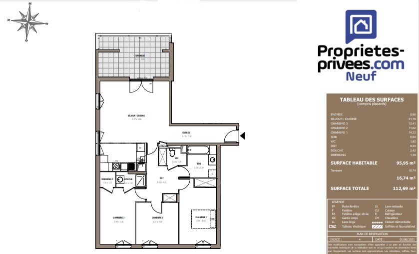 Vente Appartement à Villeurbanne 4 pièces