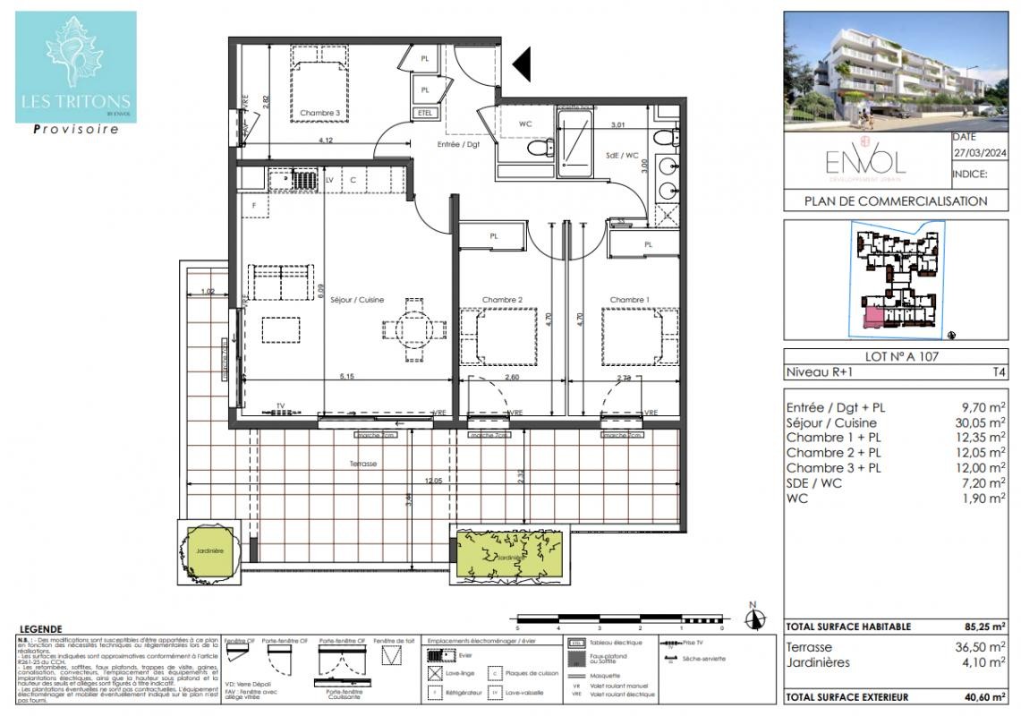 Vente Appartement à Sète 4 pièces