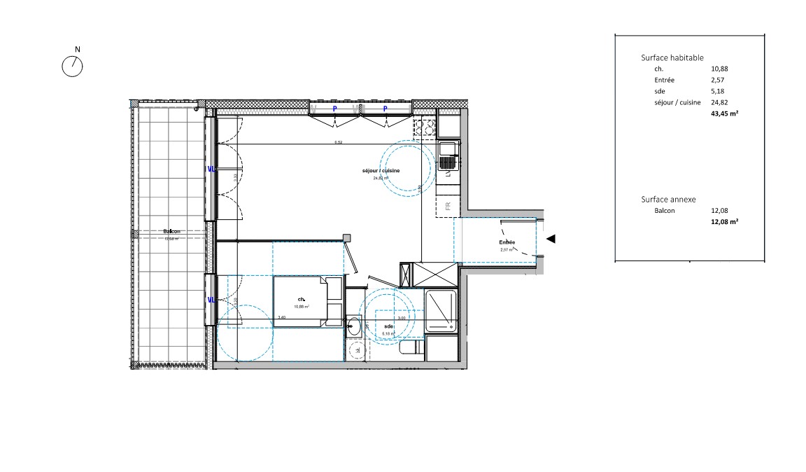 Vente Appartement à Bussy-Saint-Georges 2 pièces