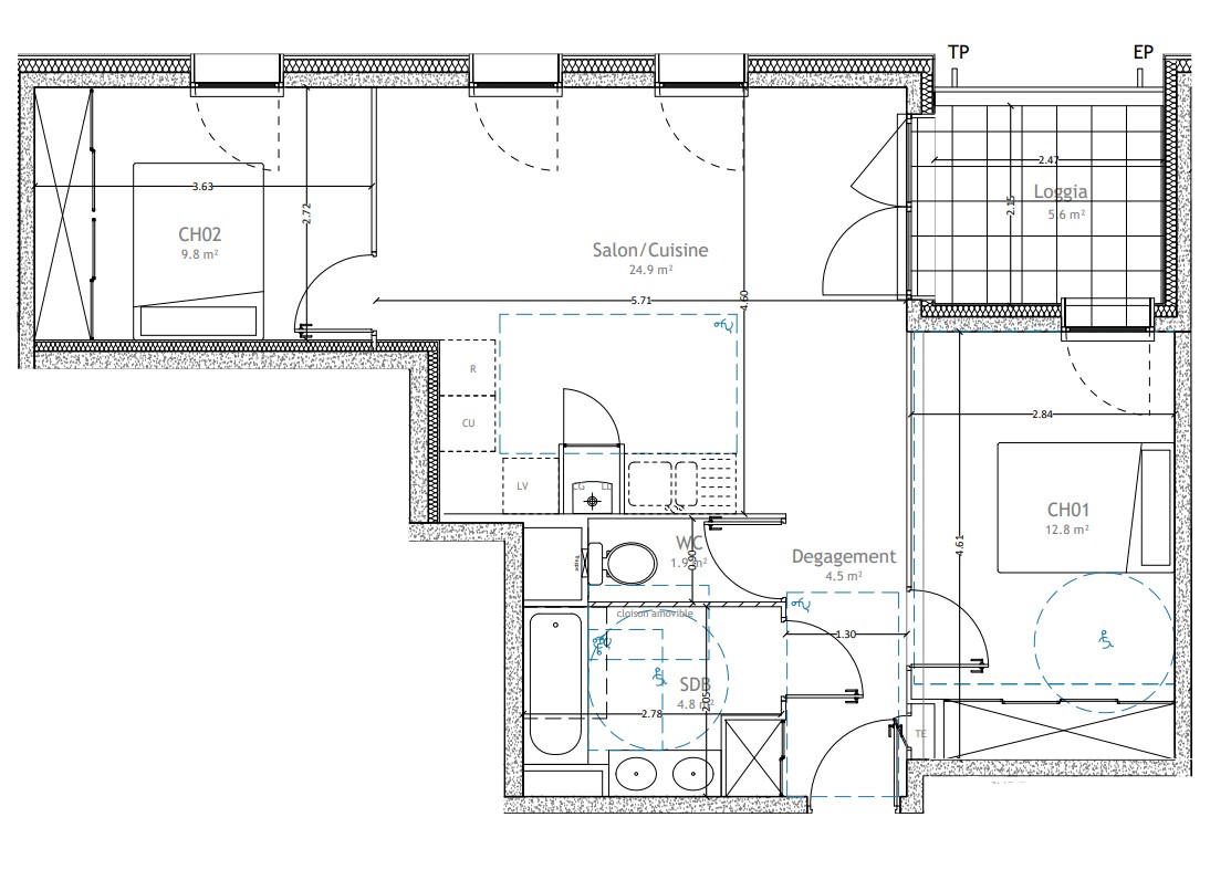 Vente Appartement à Lattes 3 pièces