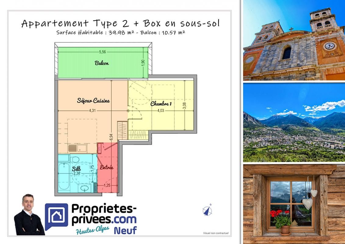 Vente Appartement à Briançon 2 pièces