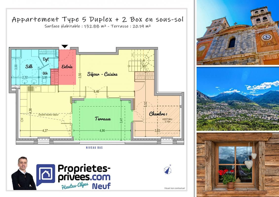 Vente Appartement à Briançon 5 pièces