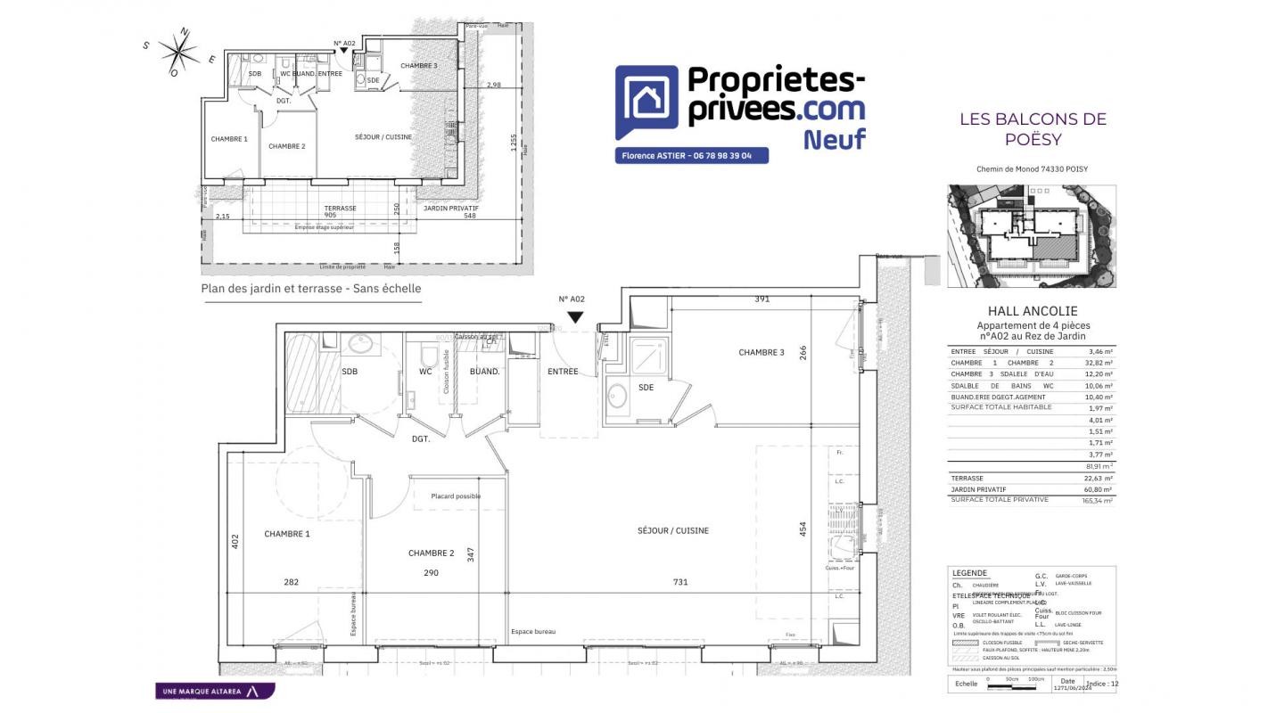 Vente Appartement à Poisy 4 pièces