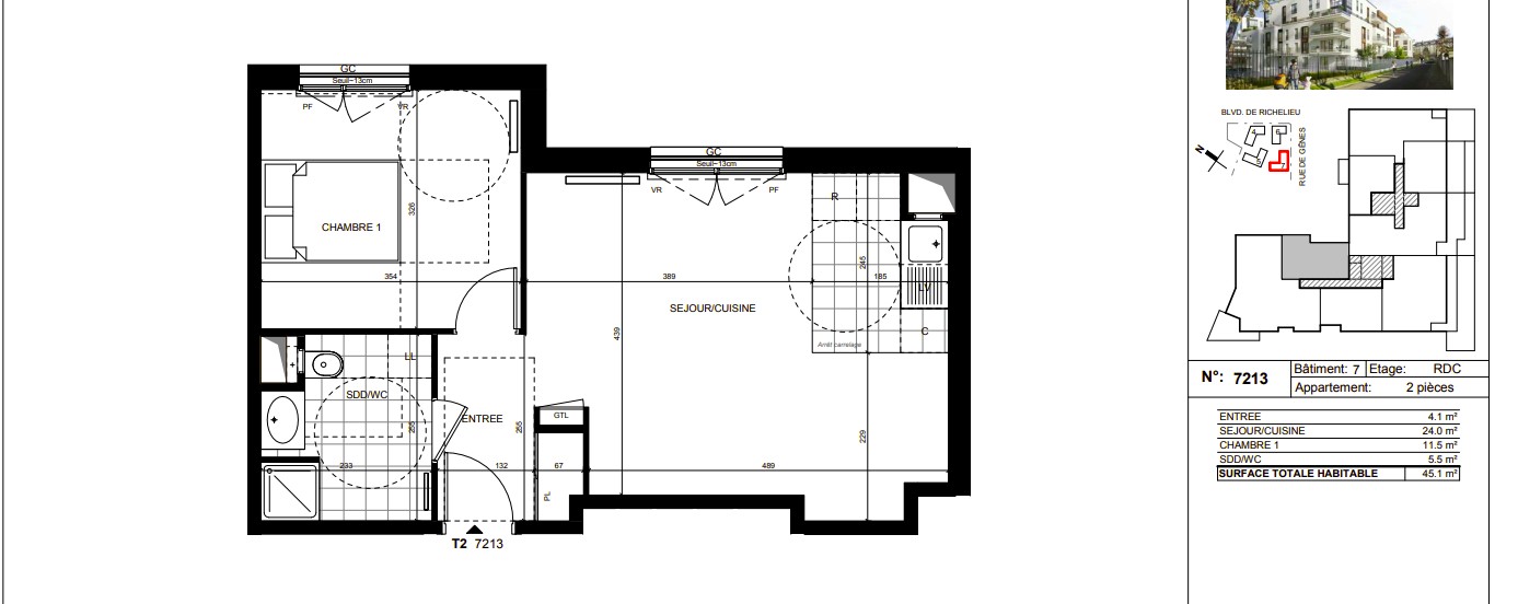 Vente Appartement à Rueil-Malmaison 2 pièces