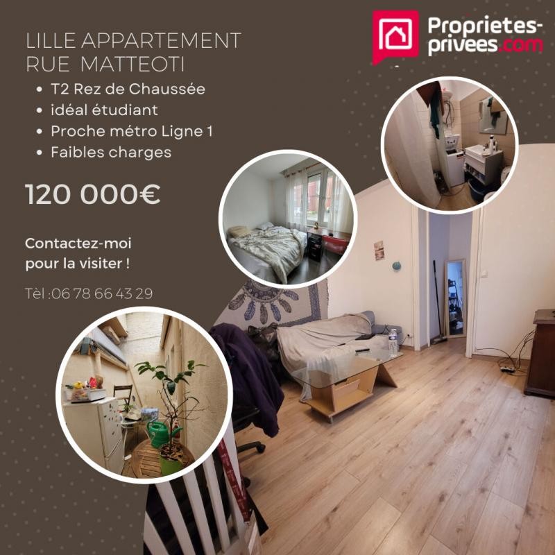 Vente Appartement à Lille 2 pièces