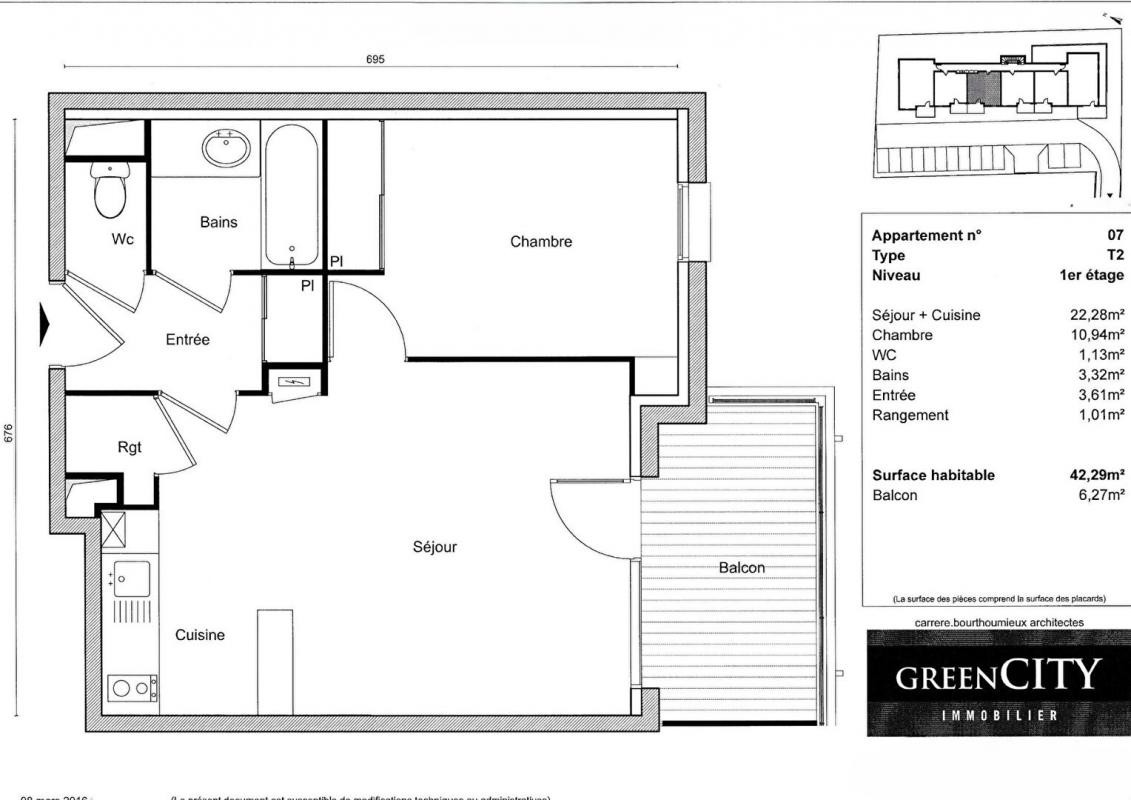 Vente Appartement à Castanet-Tolosan 2 pièces