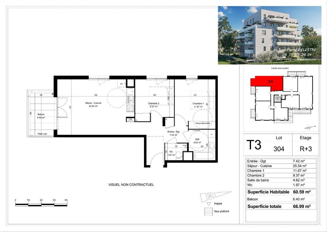 Vente Appartement à Échirolles 3 pièces