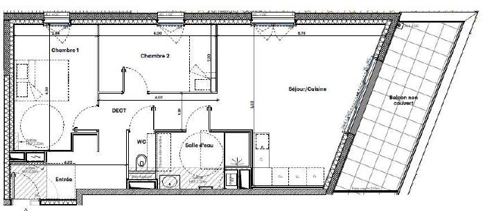 Location Appartement à Vertou 3 pièces