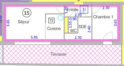 Vente Appartement à Angers 2 pièces