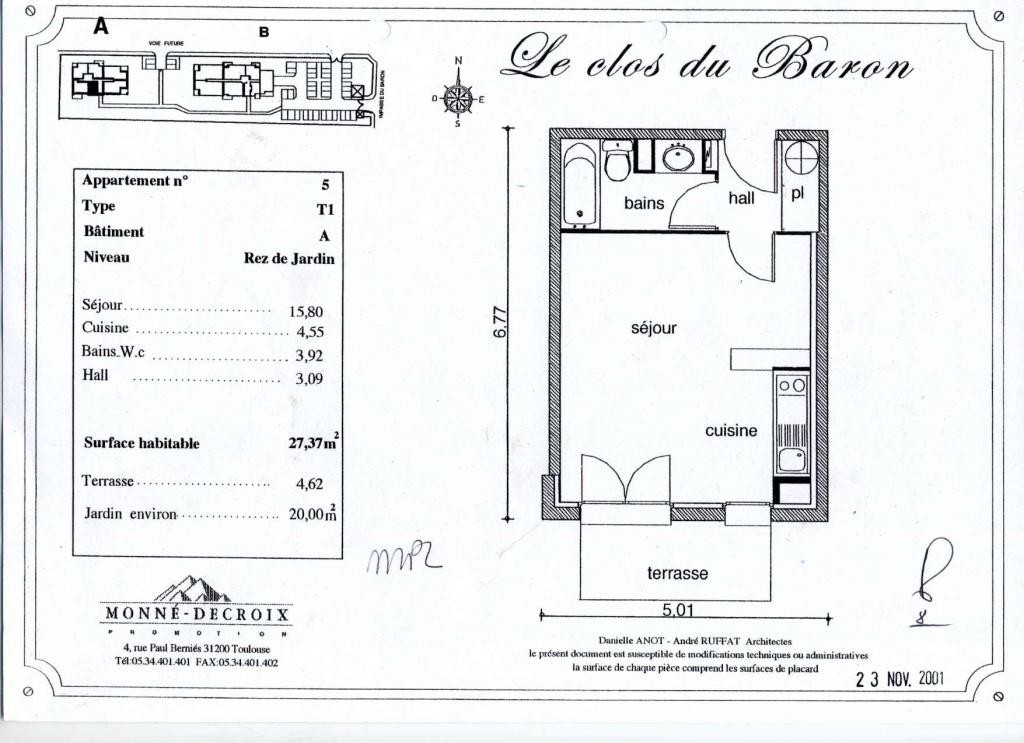 Location Appartement à Toulouse 1 pièce