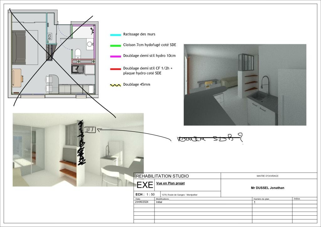 Location Appartement à Montpellier 1 pièce