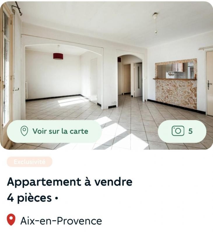 Location Appartement à Aix-en-Provence 5 pièces