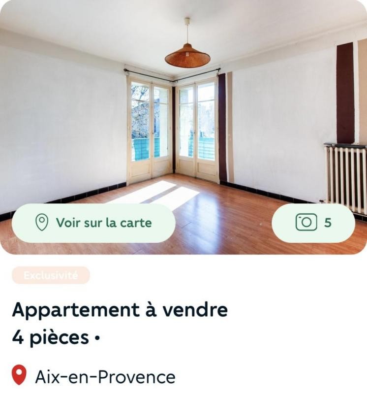 Location Appartement à Aix-en-Provence 5 pièces