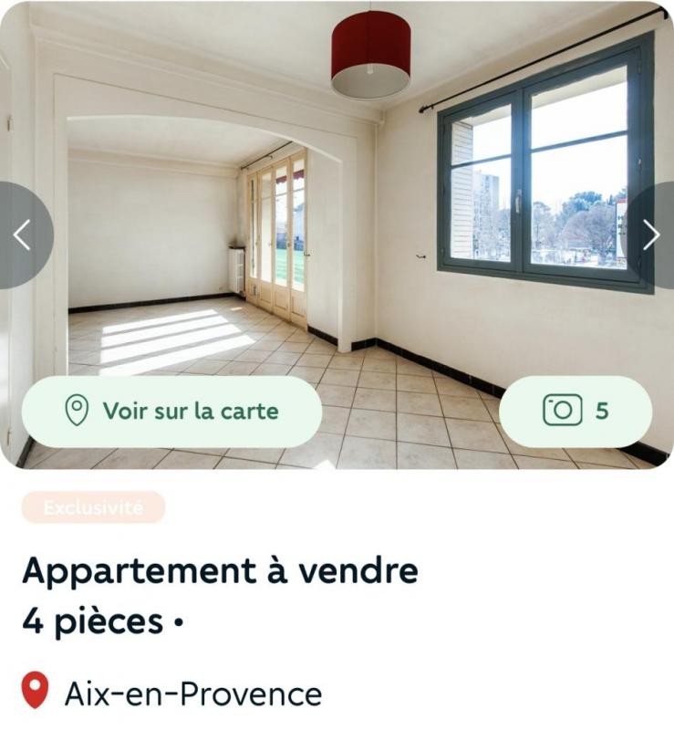 Location Appartement à Aix-en-Provence 5 pièces