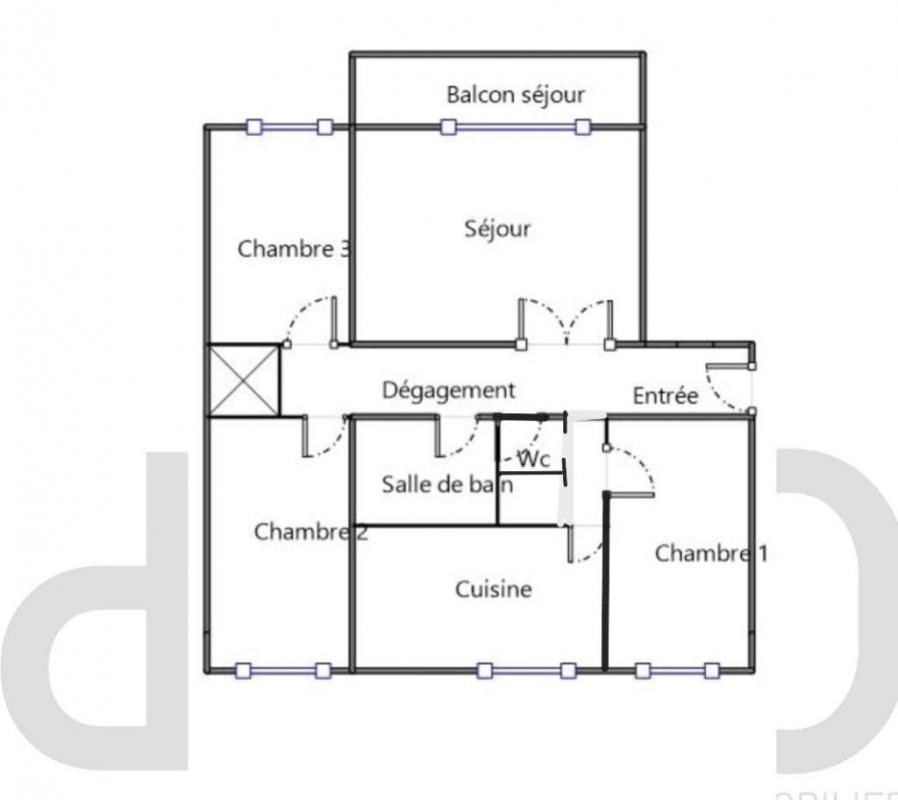 Location Appartement à Écully 4 pièces