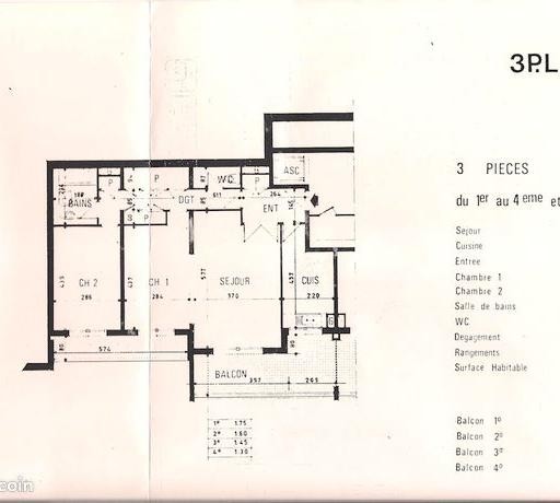 Location Appartement à Nogent-sur-Marne 3 pièces