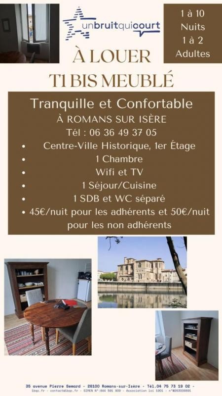 Location Appartement à Romans-sur-Isère 1 pièce