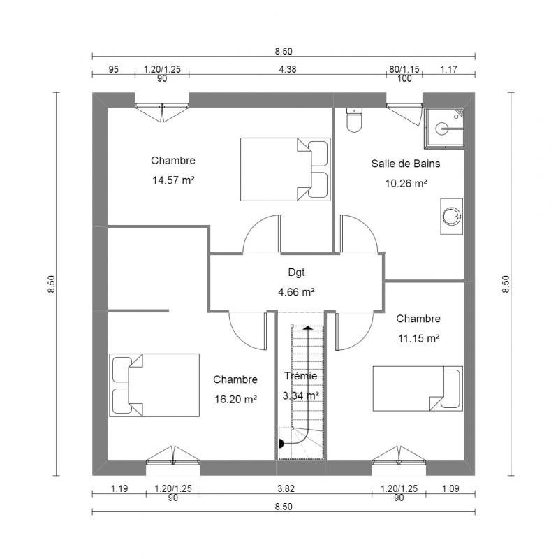 Construction Maison à Mercy-le-Bas 5 pièces