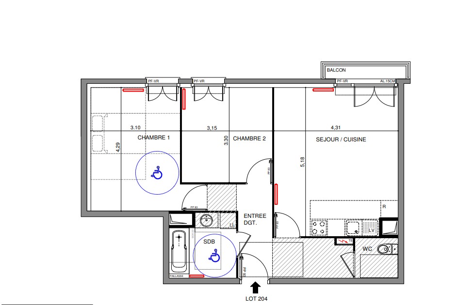 Vente Appartement à Villiers-sur-Marne 3 pièces