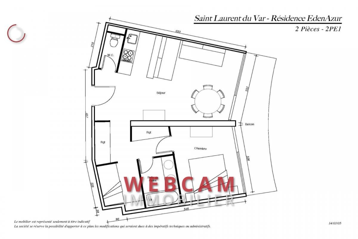 Vente Appartement à Saint-Laurent-du-Var 2 pièces