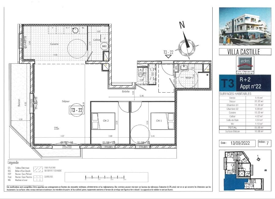 Vente Appartement à Merlimont 3 pièces