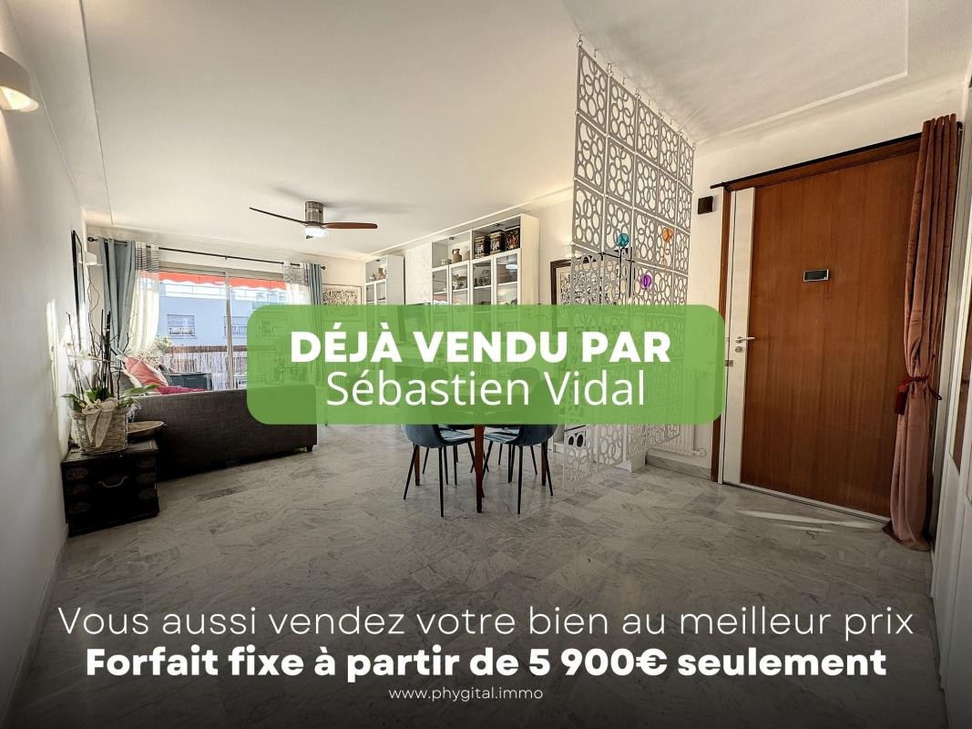 Vente Appartement à Cagnes-sur-Mer 3 pièces