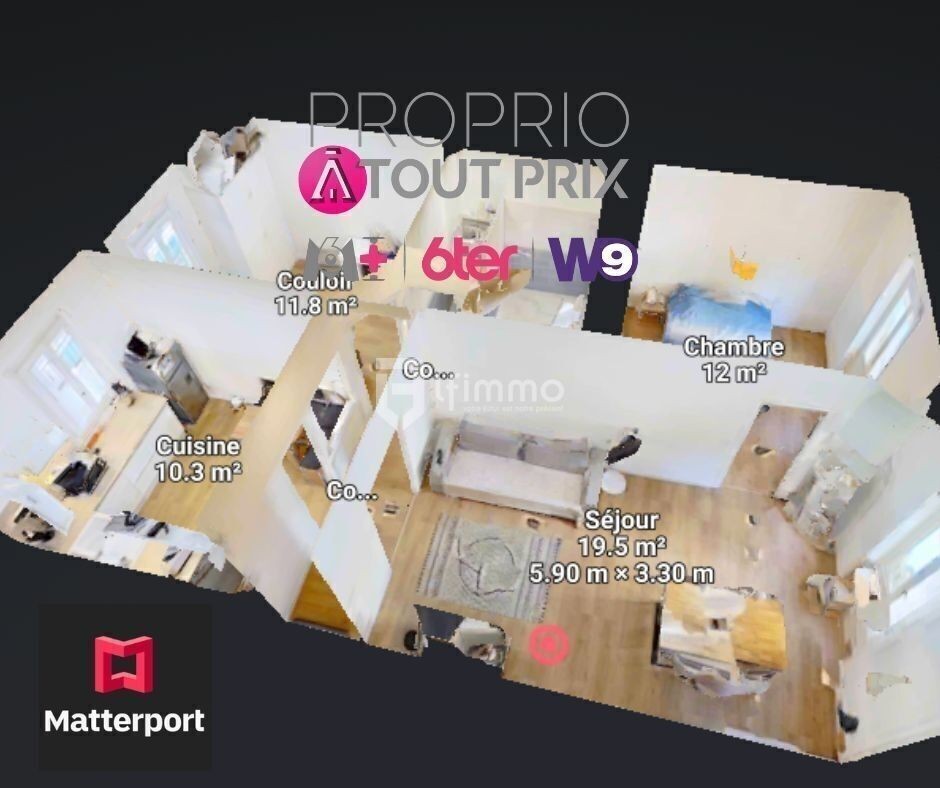 Vente Appartement à Béziers 3 pièces