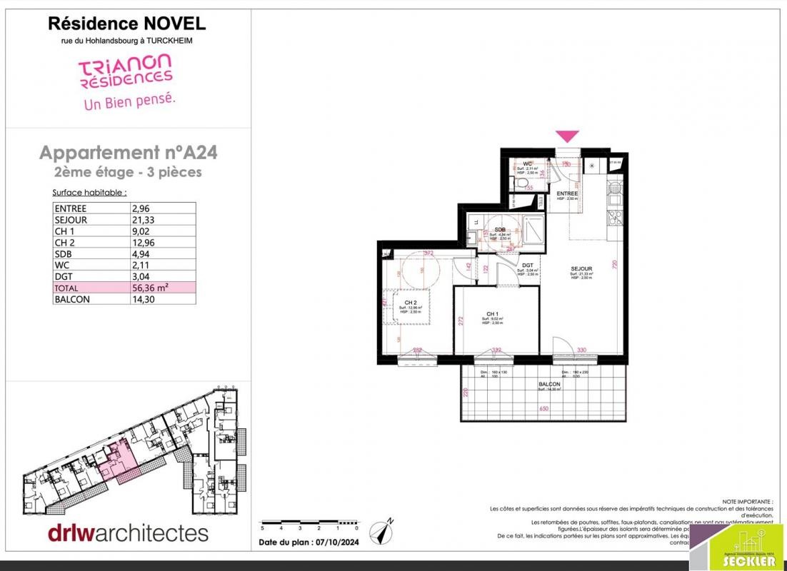 Vente Appartement à Turckheim 3 pièces