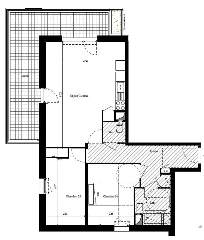 Location Appartement à Grenoble 3 pièces