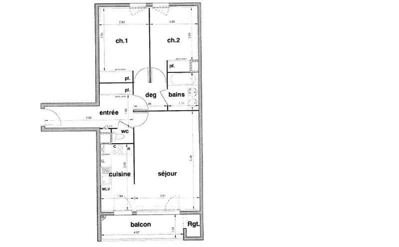 Location Appartement à Villefranche-sur-Saône 3 pièces