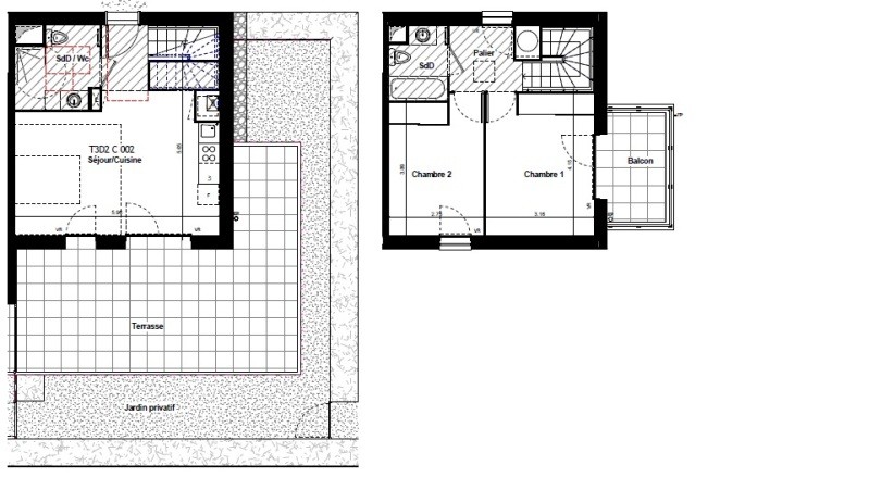 Location Appartement à Villefranche-sur-Saône 3 pièces