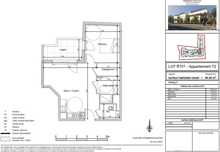 Vente Appartement à Jassans-Riottier 2 pièces