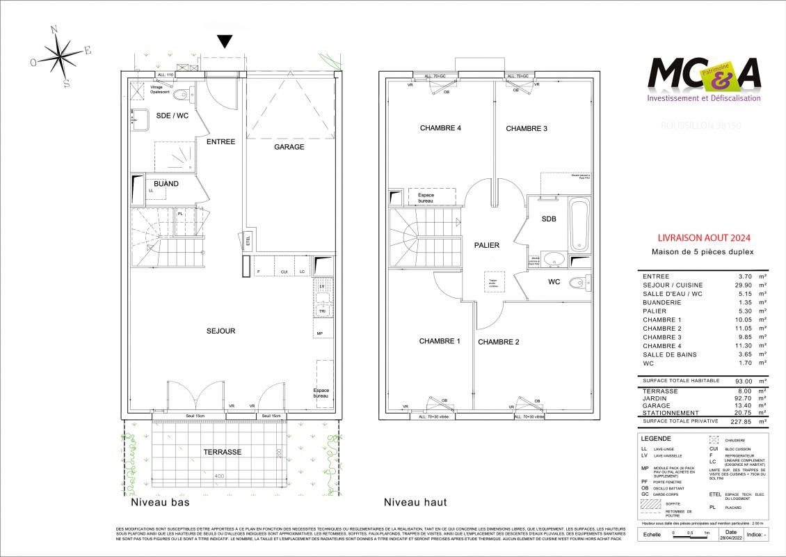 Vente Appartement à Roussillon 5 pièces