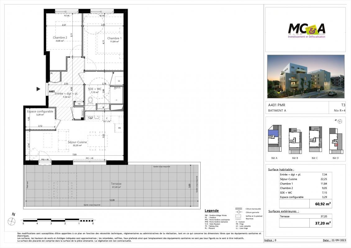 Vente Appartement à Vaulx-en-Velin 3 pièces